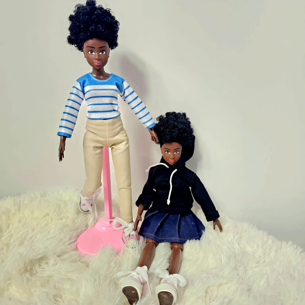 Dream eco dolls - Poupée Noire et Métissée 12"